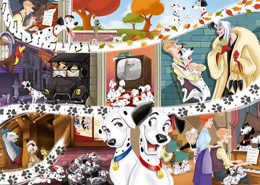 [ JUMBO19487 ] Disney Classic Collection – 101 Dalmatians - 1000 stukjes