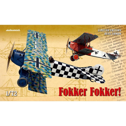 [ EDUARD2133 ] Eduard Dual Combo Fokker Fokker! 1/72