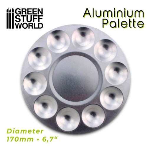 [ GSW1694 ] Green stuff world aluminium palette 10 wells