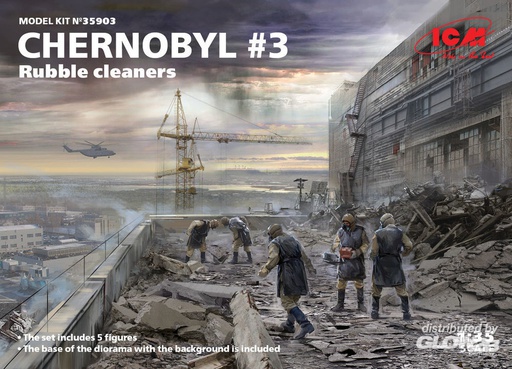 [ ICM35903 ] Chernobyl3. Rubble cleaners (5 figures) 1/35