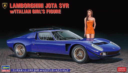 [ HAS20472 ] Hasegawa Lamborghini Jota SVR with Italian Girl's Figure 1/24