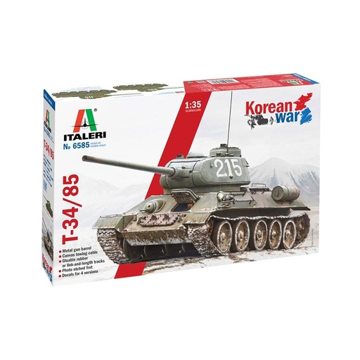 [ ITA-6585S] Italeri T-34/85 Korean War 1/35