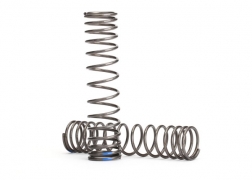 [ TRX-8441 ] Traxxas  Spring, shock, 139mm (natural finish) (GTR) (progressive, 1.250 rate, blue stripe) (2) - TRX8441