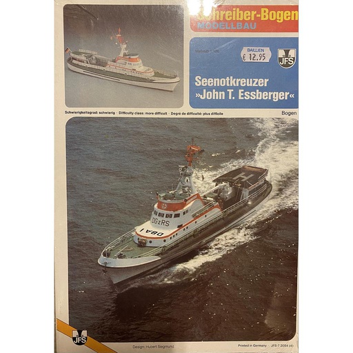 [ GA2054 ] Schreiber-Bogen Zeenoodschip &quot;John T. Essberger&quot; 1/100