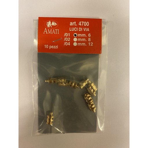 [ AMA4700/01 ] Amati navigatieverlichting 6mm (10stuks)