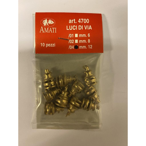 [ AMA4700/04 ] Amati navigatieverlichting 12mm (10stuks)