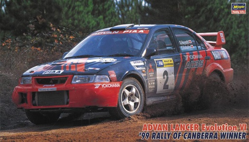 [ HAS20443 ] Hasegawa Advan Lancer Evolution VI '99 Rally Of Canberra Winner 1/24