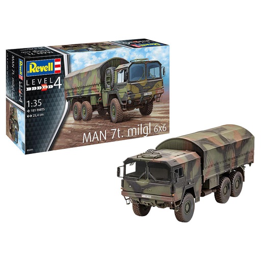 [ RE03291 ] Revell MAN 7t Milgl 6x6 1/35