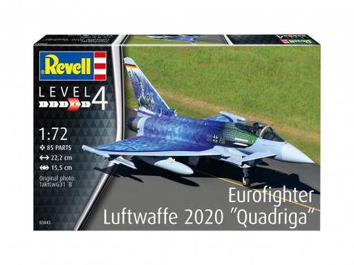 [ RE03843 ] Revell Eurofighter Luftwaffe 2020 &quot;quadriga&quot; 1/72