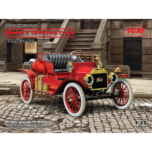 [ ICM35605 ] Model T 1914 Fire Truck (American Car) 1/35