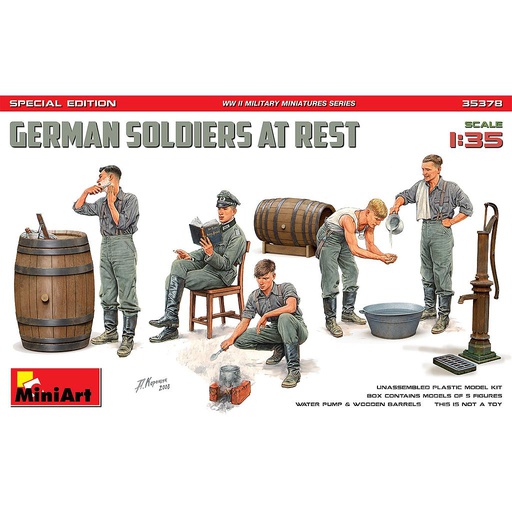 [ MINIART35378 ] German soldiers at rest spec edit 1/35 