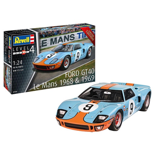 [ RE07696 ] Revell Ford GT 40 Le Mans 1968 &amp; 1969 1/24