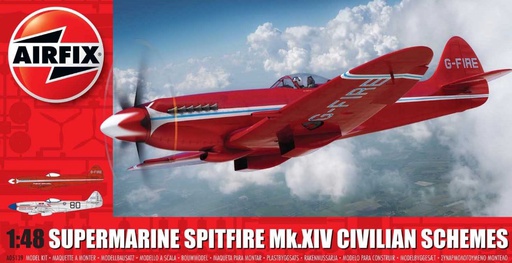 [ AIRA05139 ] Airfix supermarine spitfire Mk.XIV civilian schemes  1/48