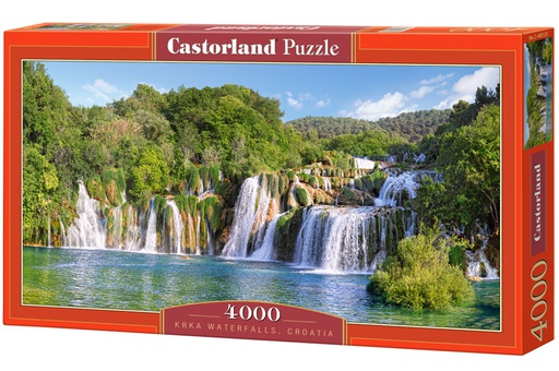 [ CASTOR400133 ] Castorland KRKA WATERFALLS, CROATIA 4000 stukjes