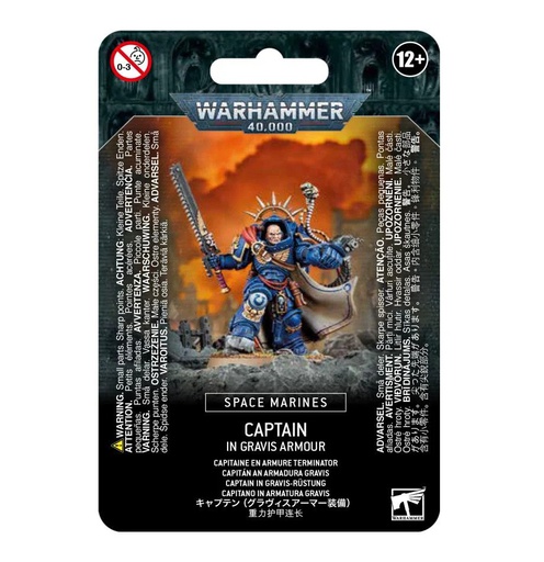 [ GW48-70 ] SPACE MARINES: CAPTAIN IN GRAVIS ARMOUR