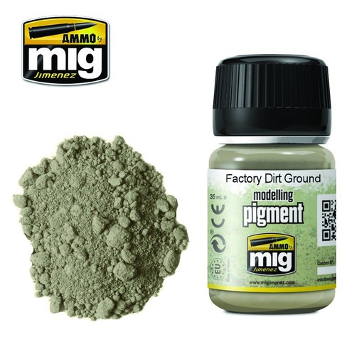[ MIG3030 ] Mig Modelling Pigment Factory Dirt Ground 35ml