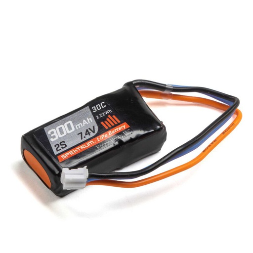 [ SPMX3002S30 ] 300mAh 2S 7.4V 30C Lipo; PH Connector