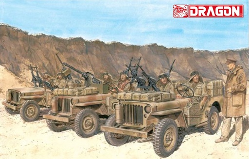 [ DRA6931 ] Dragon SAS 4X4 TRUCK UNIT W/COMMANDER CREWS 80TH ANNI 1/35