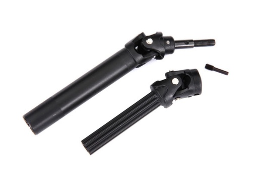 [ TRX-8996T ] Traxxas  Driveshaft assembly, front or rear, Maxx® Duty (1) (left or right) (fully assembled, ready to install)/ screw pin (1) (for use with #8995 WideMaxx® suspension kit) trx8996t