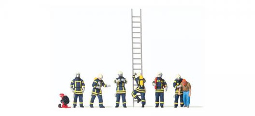 [ PRE10765 ] Preiser pompiers uniforme modern 1/87 HO