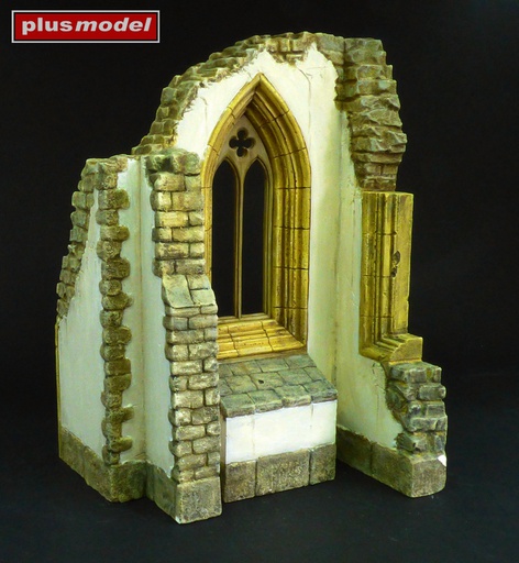 [ PLUSMODEL182 ] Gotic Cathedral Window  1/35