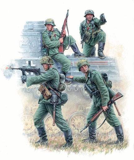 [ ZVE3582 ] Zvezda German Panzergrenadiers 1/35