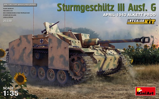 [ MINIART35338 ] Miniart sturmgeschütz III Ausf.G APRIL 1943 Alkett prod 1/35