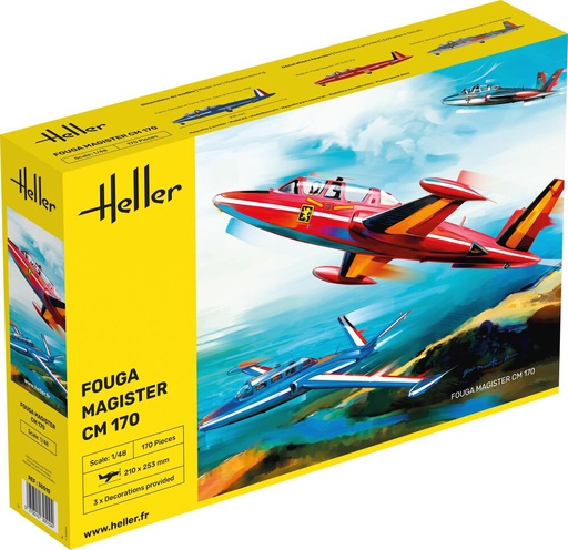 [ HE30510 ] Heller Fouga Magister CM 170 1/48