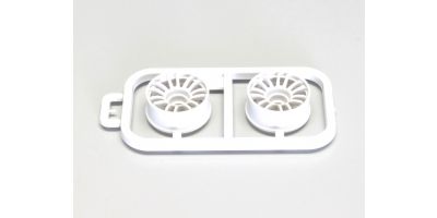 [ KMZH131W-W1 ] kyosho multi wheel II wide/white (offset 1.0)