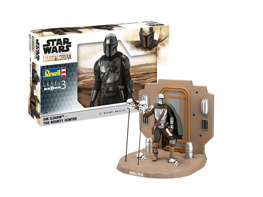 [ RE06784 ] Revell The Mandalorian Din Djarin - The Bounty Hunter 1/9