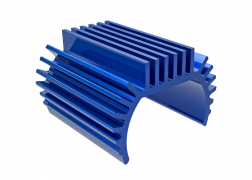 [ TRX-9793-blue ] Traxxas  Heat sink, Titan® 87T motor (6061-T6 aluminum, blue-anodized) - trx9793-blue