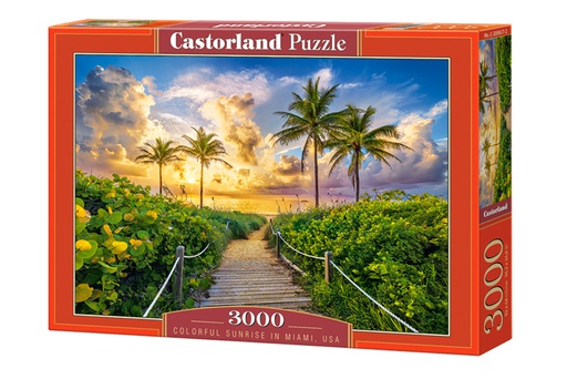 [ CASTOR300617 ] Castorland puzzle colorful sunrise in Miami