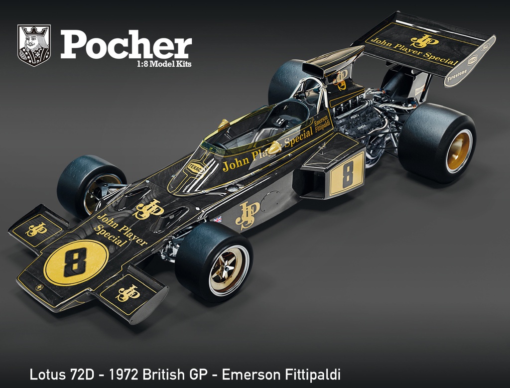 [ POHK114 ] Pocher Lotus 72D - 1972 British GP - Emerson Fittipaldi ...