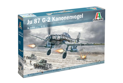 [ ITA-1466 ] Italeri Ju 87 G-2 Kanonenvogel 1/72