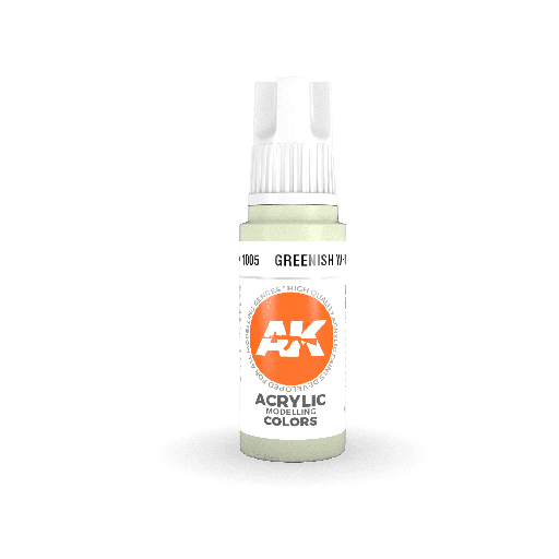 [ AK11005 ] Ak-interactive Acrylics 3GEN Greenish White 17ml