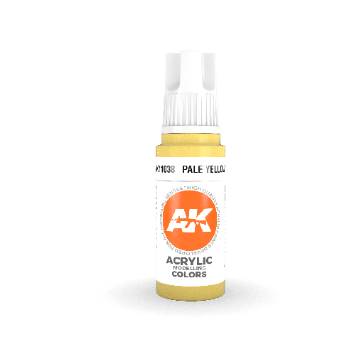 [ AK11038 ] Ak-interactive Acrylics 3GEN Pale Yellow 17ml