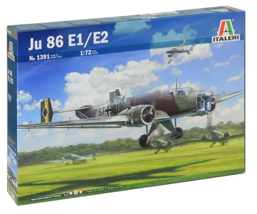 [ ITA-1391 ] Italeri Ju 86 E1/E2 1/72