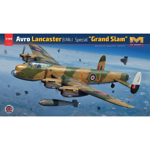 [ HKM01E38 ] Hong Kong models Avro lancaster B Mk. I special &quot;Grand Slam&quot; 1/32