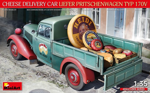 [ MINIART38046 ] Miniart cheese delivery car/ Liefer pritschen typ 170V 1/35