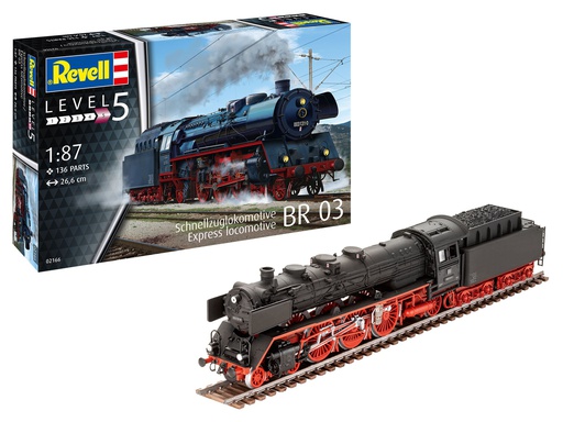 [ RE02166 ] Revell Schnellzuglokomotive Express Locomotive BR 03 1/87