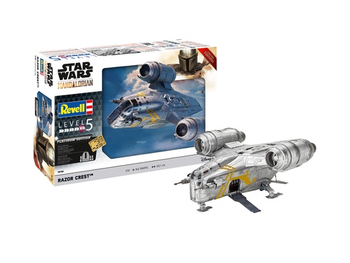 [ RE06788 ] Revell Star Wars The Mandalorian Razor Crest Platinum Edition 1/72