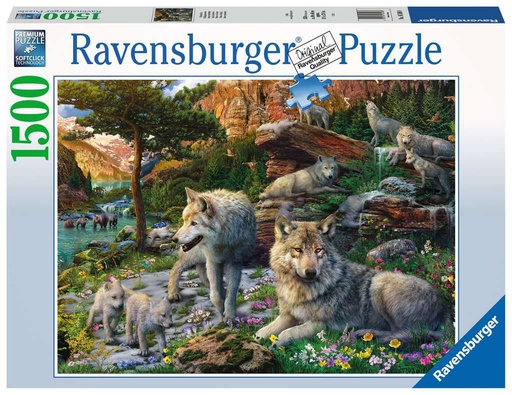 [ RAV165988 ] Ravensburger puzzel Wolven in de lente (1500 stukjes)