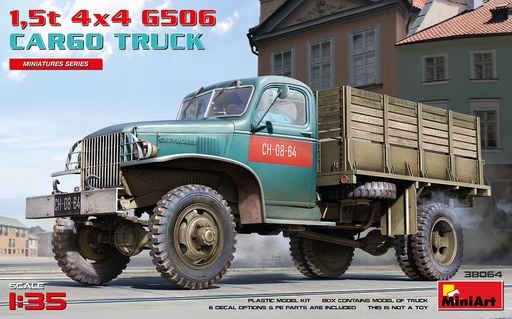 [ MINIART38064 ] Miniart 1,5t 4x4 G506 Cargo Truck 1/35