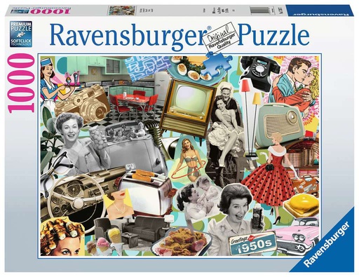 [ RAV6183 ] Ravensburger puzzel De jaren 50 (1000 stukjes)