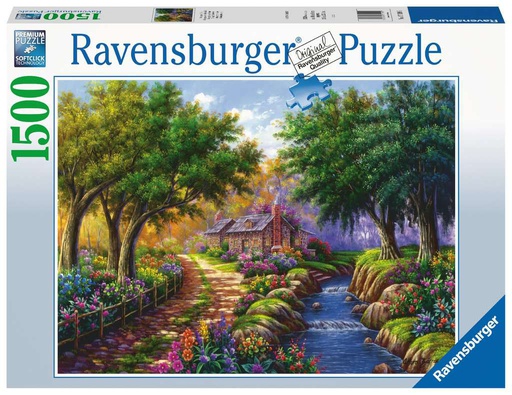 [ RAV7357 ] Ravensburger Cottage bij de rivier (1500 stukjes)
