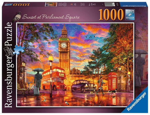 [ RAV171415 ] Ravensburger Zonsondergang op Parliament Square, Londen (1000stukjes)