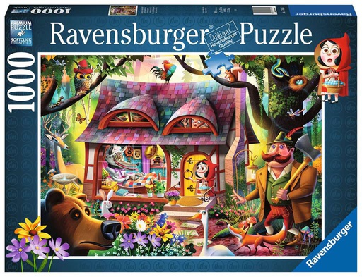 [ RAV6305 ] Ravensburger Roodkapje en de wolf (1000stukjes)