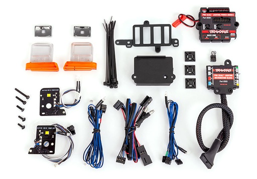 [ TRX-8035R ] Traxxas PRO SCALE LED LIGHT SET, TRX-4 FORD BRONCO (1979) OR FORD F-150 (1979), COMPLETE WITH POWER MODULE (CONTAINS HEADLIGHTS, TAIL LIGHTS, SIDE MARKER LIGHTS, &amp; DISTRIBUTION BLOCK) (FITS #8010 OR 9230 SERIES BODIES) - trx8035r