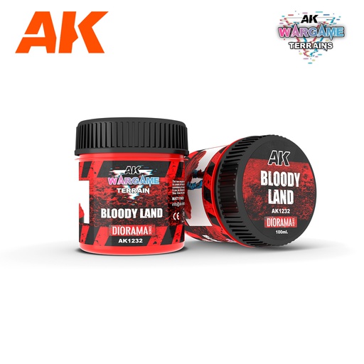 [ AK1232 ] AK-interactive BLOODY LAND – WARGAME TERRAINS – 100ML