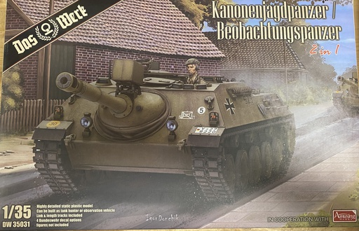 [ DW35031 ] Das Werk Kanonenjagdpanzer Bundeswehr tank hunter &amp; observer 1/35